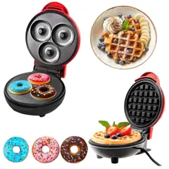 OEM - Combo 2en1 Mini Waflera + Mini Dona Azar