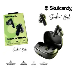 SKULLCANDY - Smokin Buds Audifonos Bluetooth TWS Black -No Dime Jib True