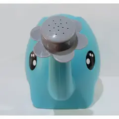 PLASTIMACETA - REGADERA DE PLÁSTICO DE 1.5 L MOD ELEFANTE BABY CON ROCIADOR TIPO DUCHA DE JARDINERÍA COLOR TURQUESA