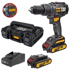 CAT - TALADRO PERCUTOR ATORNILLADOR BRUSHLES 65Nm 18V  DX1120 CAT