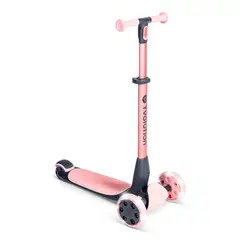 YVOLUTION - Yvolution scooter plegable YGlider NUA rosa ruedas LED