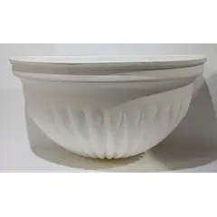 PLASTIMACETA - MACETA DE PARED DE PLÁSTICO MODELO GRECO ROMANA BLANCA DE 37 cm.