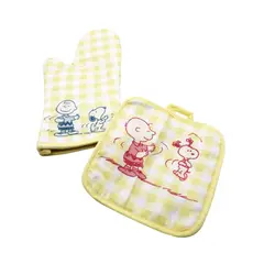 SNOOPY - Set Guante Cocina + Agarrador