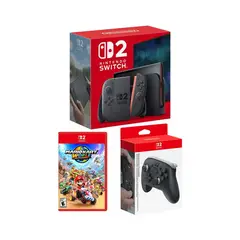 Nintendo - Consola Nintendo Switch 2 + Mario Kart World + Pro Controller