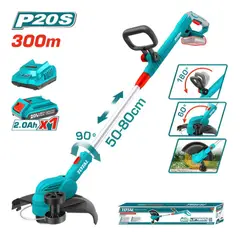 TOTAL TOOLS - Guadaña LI-ION 20V 8200RPM Bateria 1X20AH Total - TGTLI203285