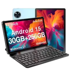 DOOGEE - Tablet U11 Pro VIP EDITION 6gb Ram+256GB Rom+Teclado+Lapiz Azul