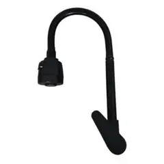 APACHE - Grifo de Cocina Flexible Negro Mate 360° con Doble Chorro Acero