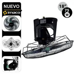 IMACO - Ventilador de techo OCF7919 Orbital 75 Watts