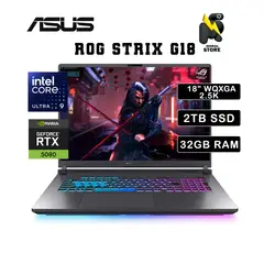 ASUS - ROG STRIX G18 -G815LW/ INTEL CORE ULTRA 9-275HX /32GB RAM /2 TB SSD/RTX 5080/18"WQXGA /240HZ