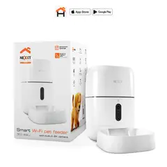 Nexxt Solutions - DISPENSADOR DE ALIMENTO PARA MASCOTA INTELIGENTE CON CAMARA Nexxt NHA-P610