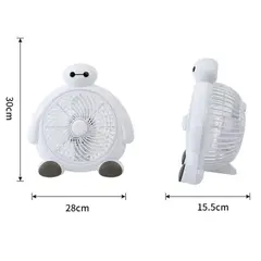 GENERICO - Ventilador portatil de mesa 25 watts blanco