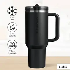 STANLEY - Quencher Adventure con Pajita Abatible Black 1.18 L