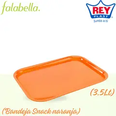 REY PLAST - Bandeja Snack Naranja Bjx007000
