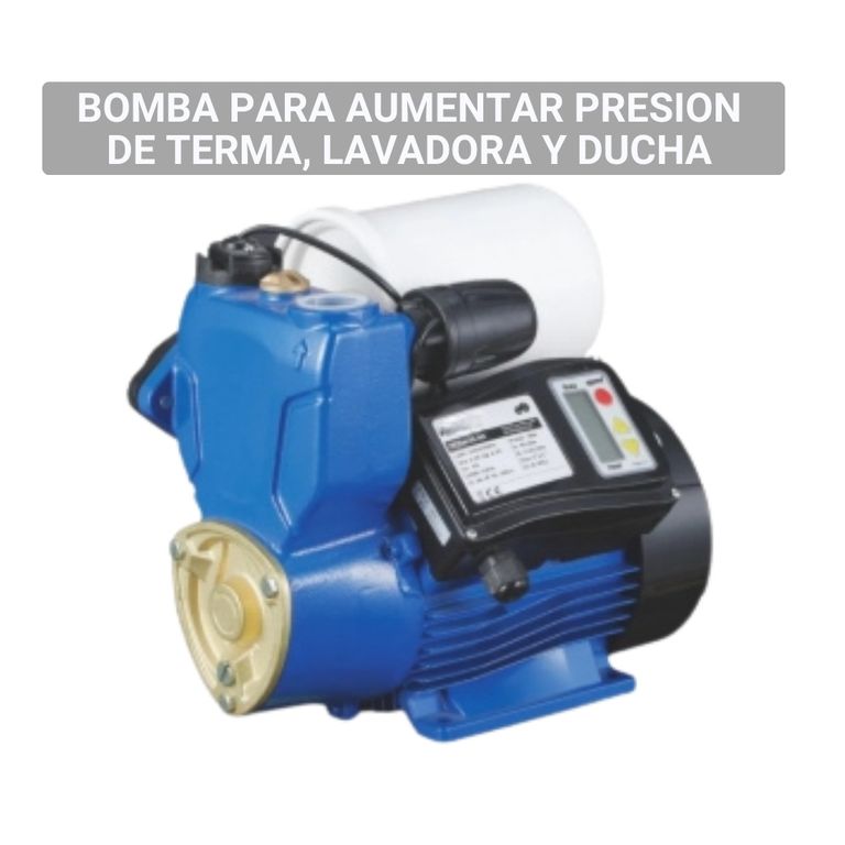BOMBA DE AGUA PRESURIZADORA 1/2HP PARA DUCHA , THERMA Y LAVADORA.