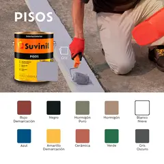 SUVINIL - PISO NEGRO X 3.6 LT