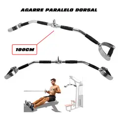 HOLGU - Barra para Polea Agarre Dorsal Paralelo