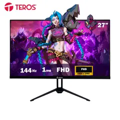 TEROS - Monitor plano TEROS TE-2714S 27 FHD IPS 144Hz 1ms HDMI DP AUDIO OUT PARLANTES negro