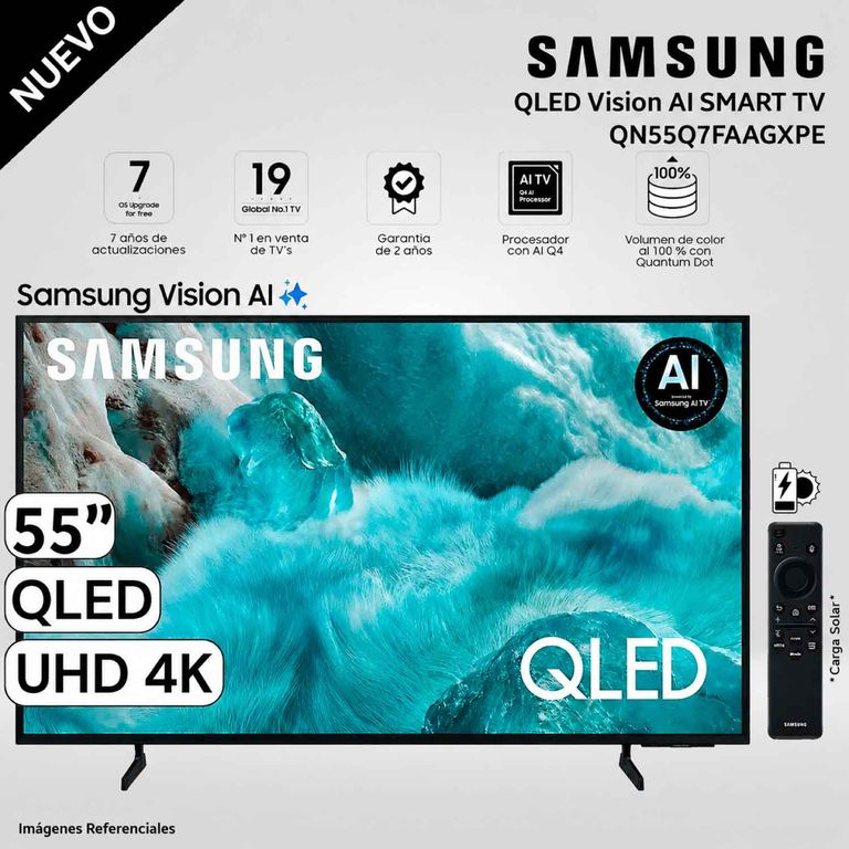 Televisor 55 QLED Smart UHD 4K Vision Ai QN55Q7FAAGX