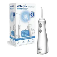 WATERPIK - Irrigador Bucal Pearl Inalambrico 4 Puntas 2 Nivel