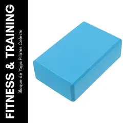 GENERICO - Bloque de Yoga Pilates Celeste