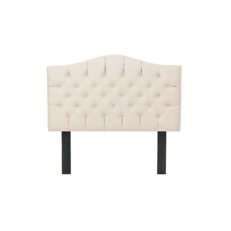 Cabecera Alta Varsovia de 2 Plz - Color Beige