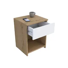 MUEBLES MACRUMO - Velador con cajón Aren Tribeca