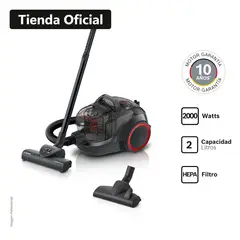 Bosch - Aspiradora de Arrastre Bosch 2L Serie 4 Negra 2000 W - BGS21WPOW