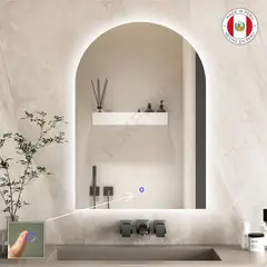 OEM - Espejo LED Tactil 50x70 cm CAPPE Luz Blanca