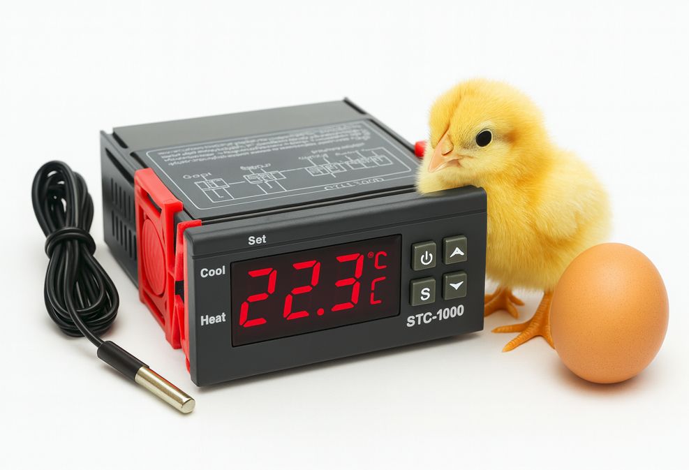 TERMOSTATO STC1000 220V INCUBADORA CON SENSOR DE TEMPERATURA