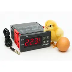 GENERICO - TERMOSTATO STC1000 220V INCUBADORA CON SENSOR DE TEMPERATURA