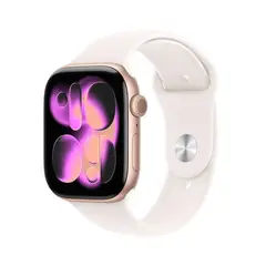 APPLE - Apple Watch Series 11 GPS 46mm Correa Deportiva - Rose Gold
