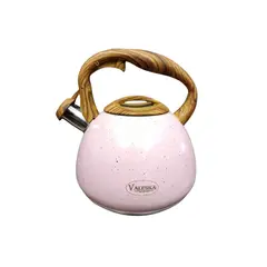 Valeska - Tetera con recubrimiento de roca volcánica rosado 3 L marca Valeska