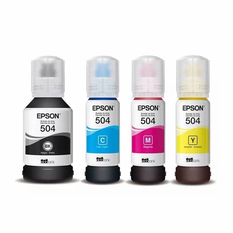 KIT DE 4 TINTAS EPSON 504