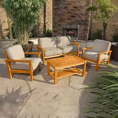 MOVENDA - Juego de terraza Gaviota 4 personas con mesa