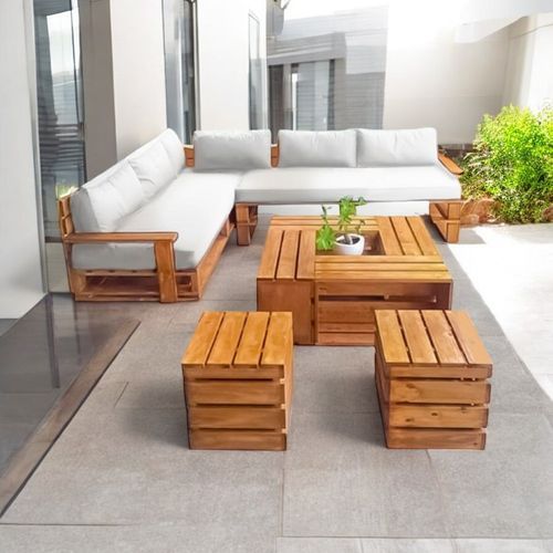 Juego de terraza Codorniz 5 personas con mesa Movenda