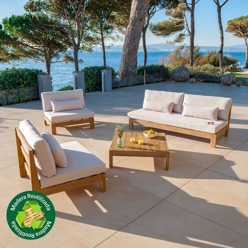 Juego de terraza Lechuza 4 personas con mesa Movenda