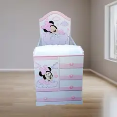 GENERICO - Cuna para bebe rosado multicuna