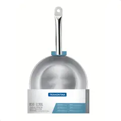 TRAMONTINA - Sarten De Acero Inoxidable 20cm Fondo Triple