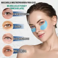 BIOAQUA - Parches De Colágeno Para Las Ojeras + Ácido Hialurónico 60 un