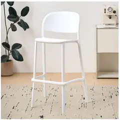 GENERICO - Silla bar Blanco Stool 65 cm alt