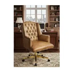 MOBILIARI - SILLA GERENCIA GIRATORIA OUTLET CYBER MOBILIAR CHESTERFIELD MIEL