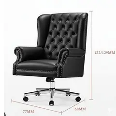 MOBILIARI - SILLA GERENCIA GIRATORIA OUTLET CYBER MOBILIAR CAVALIERO NEGRO