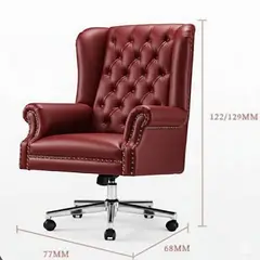 MOBILIARI - SILLA GERENCIA GIRATORIA OUTLET CYBER MOBILIAR CAVALIERO ROJO