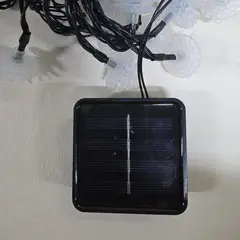 GENERICO - LUCES DE NAVIDAD SOLAR PIÑA NAVIDEÑA 5M-20 LED