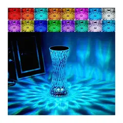 GENERICO - Lámpara Decoración Proyector Diamante Luz 16 Colores con control