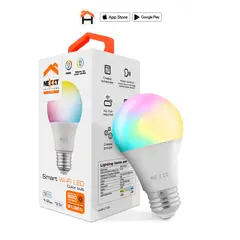 NEXXT SOLUTIONS - Foco LED inteligente Wi-Fi 220V A19 Luces Color Bombilla - NHB-C120M