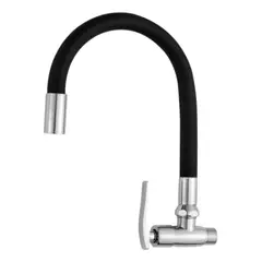 C&A - Caño De Lavadero Flexible Para Pared C&a Negro Gris Blanco - Negro