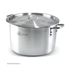 RECORD - Olla Acero Inoxidable Con Tapa Paila N°36 Gris