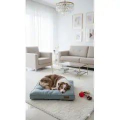 GENERICO - COLCHONETA PARA PERROS 90X75CM TALLA XXL ANTIALÉRGICA Y LAVABLE