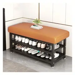 GRETAIL - Zapatera Multiuso Con Asiento 6 Pares 78cm 2 Niveles